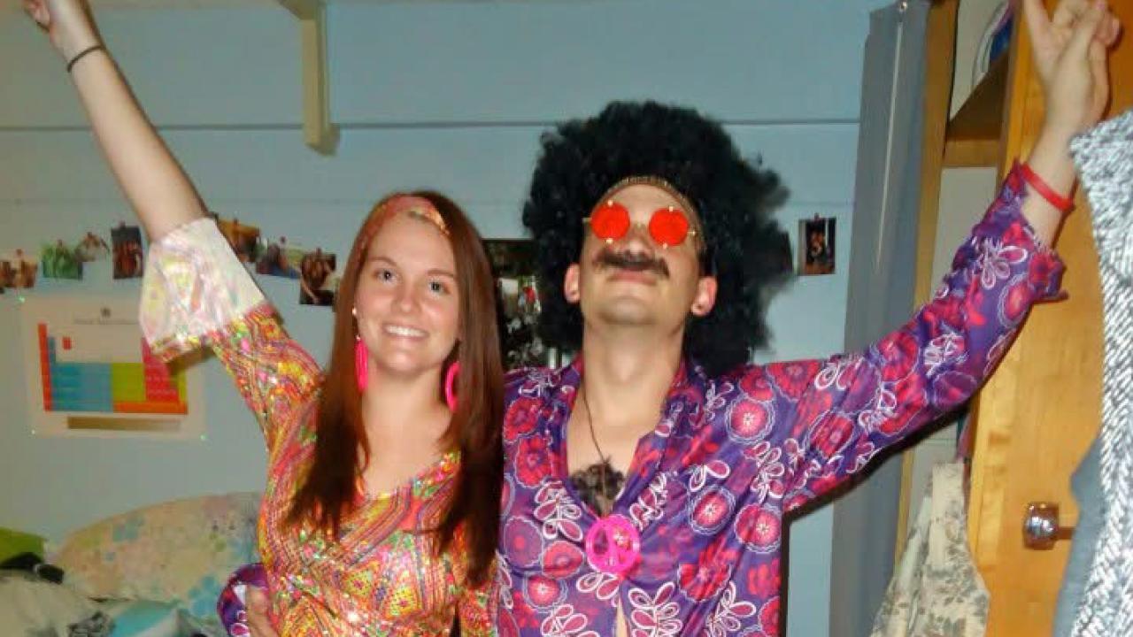 Matt and Nicole DiRado while students at ASC