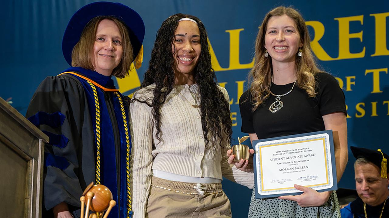 Morgan McLean honored with an award