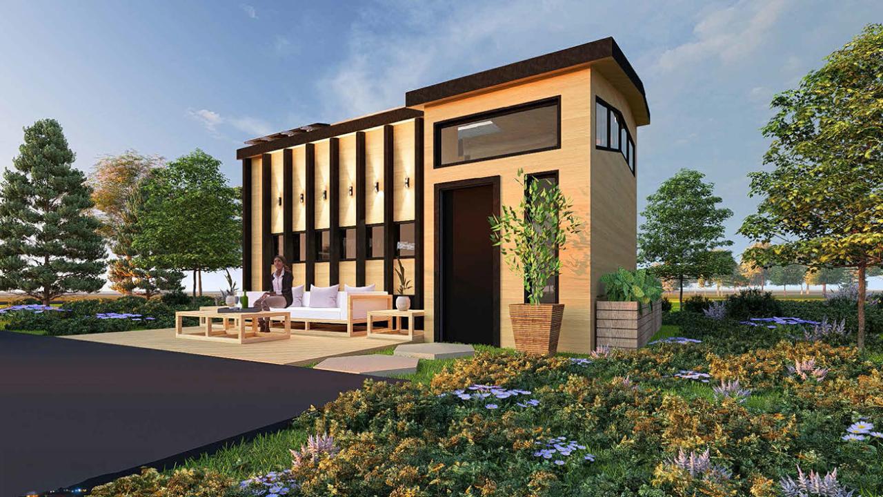 Architectural drawing of a concept in the City of Rochester.