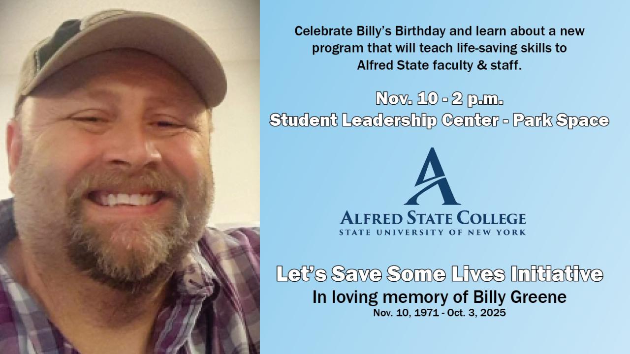 Headshot of Billy Greene announcing new initiative