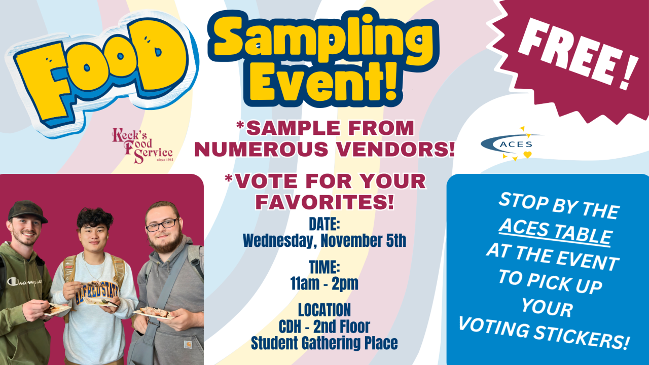 FREE Food Sampling Event at CDH!