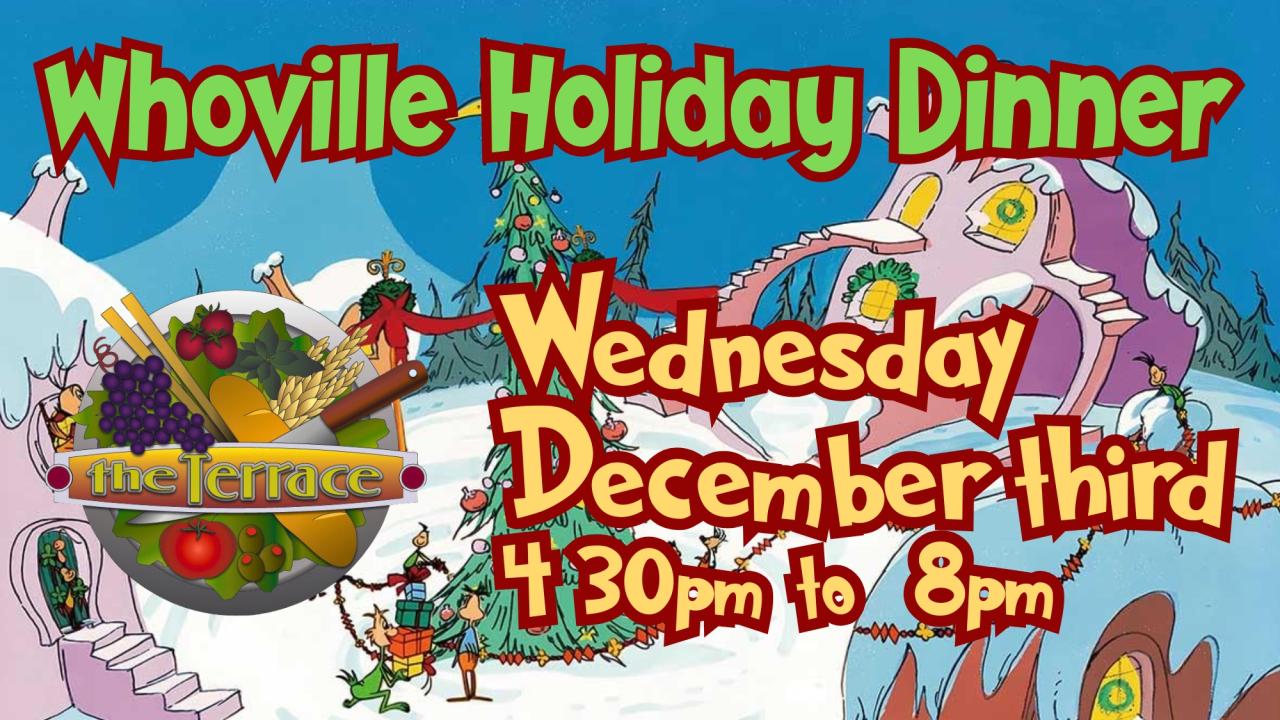 Whoville Holiday Dinner