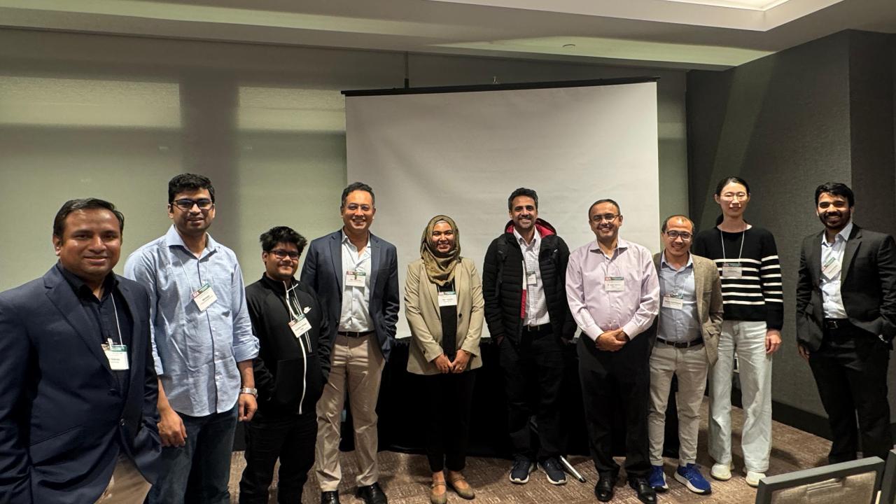 Professor Kabir with her colleagues