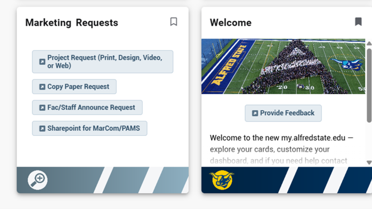 New Marketing links