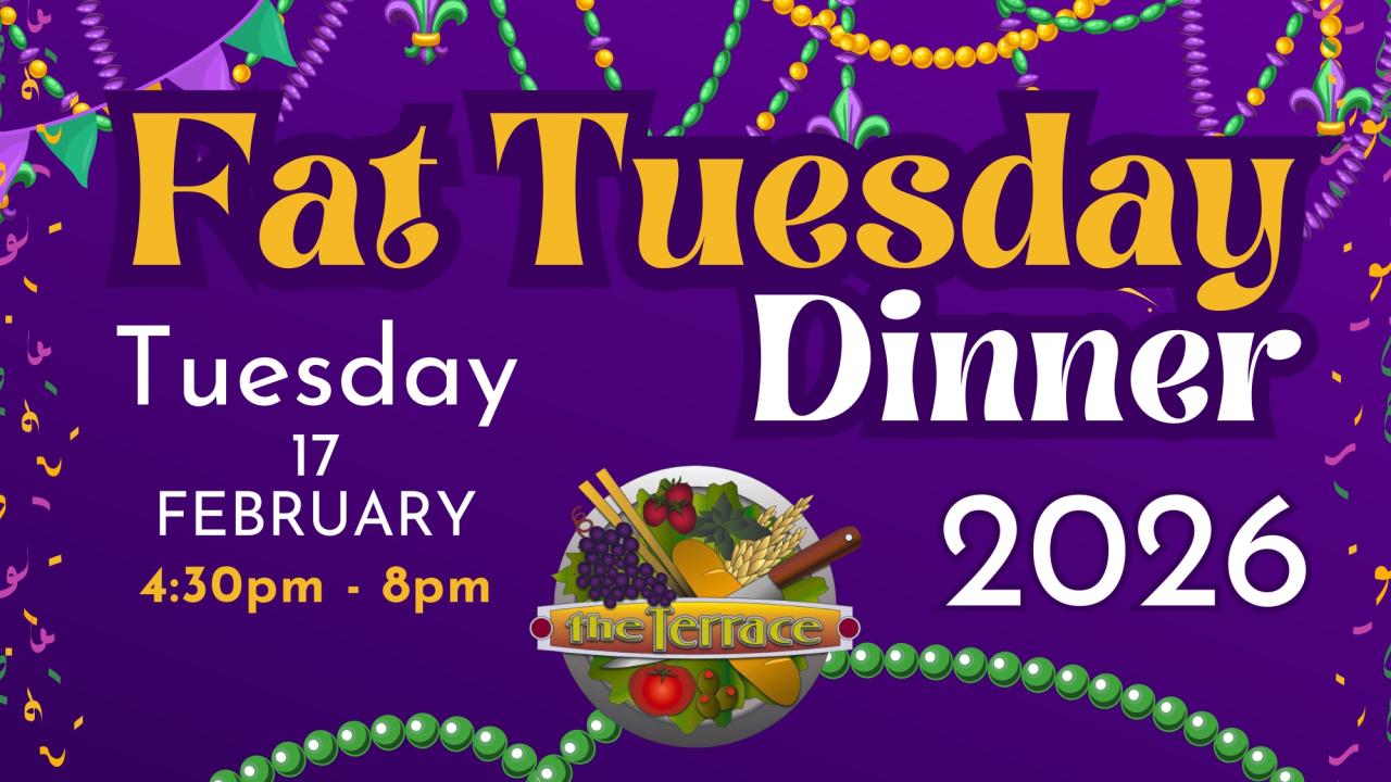 Fat Tuesday at The Terrace!
