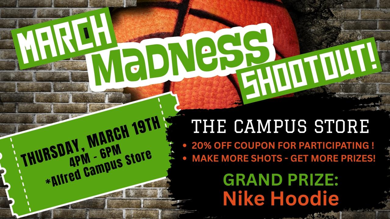 March Madness Event at The Campus Store!