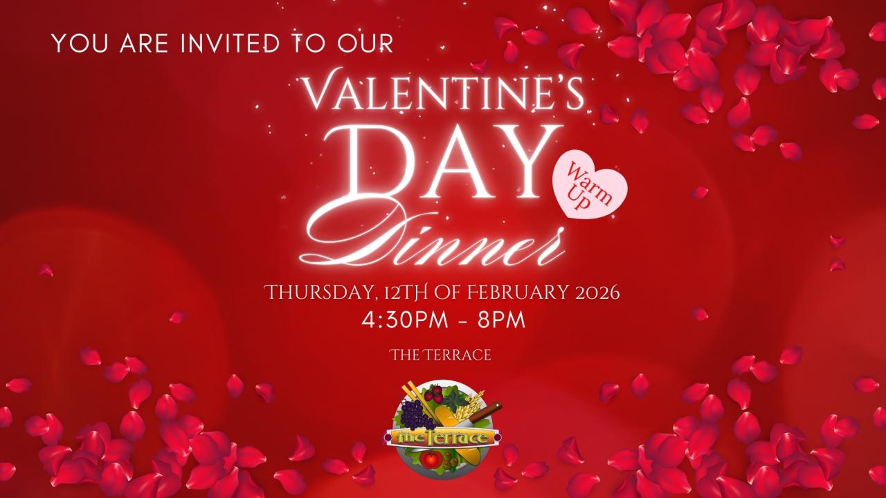 Terrace - Valentine's Day Warm-Up Dinner 2026