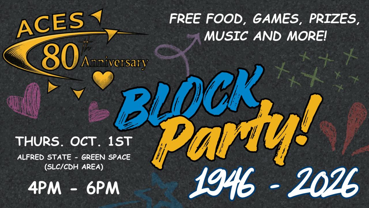 Block Party for ACES 80th Anniversary