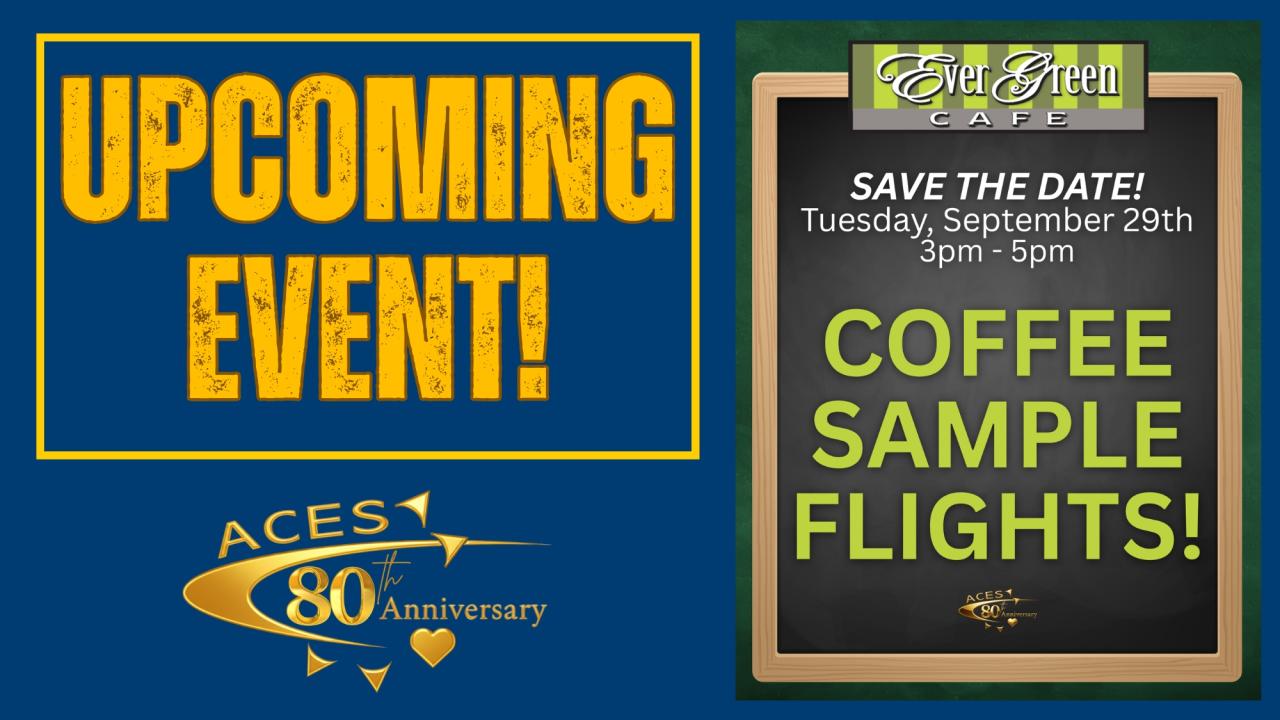 Ever Green Pop Up Event - Coffee Flights