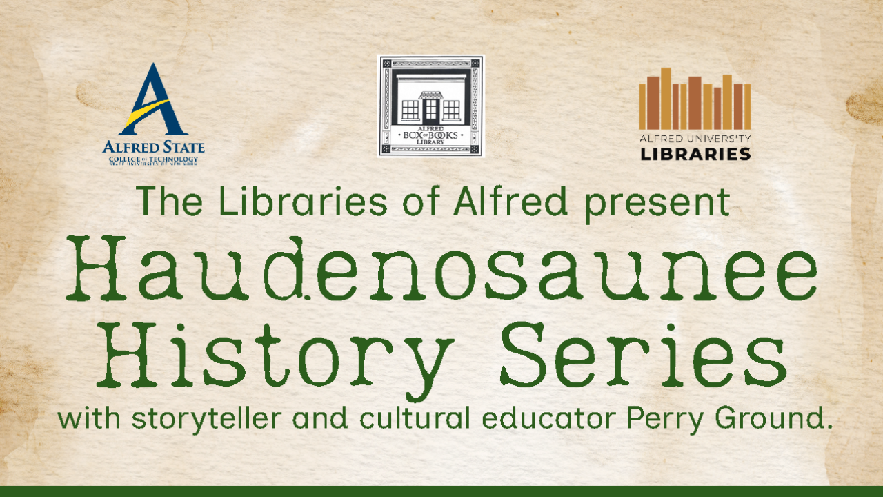 Announcement about Haudenosaunee History Series