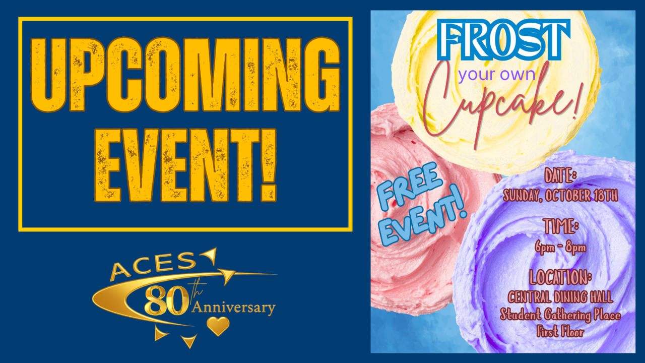 Upcoming Event - Frost your own cupcake