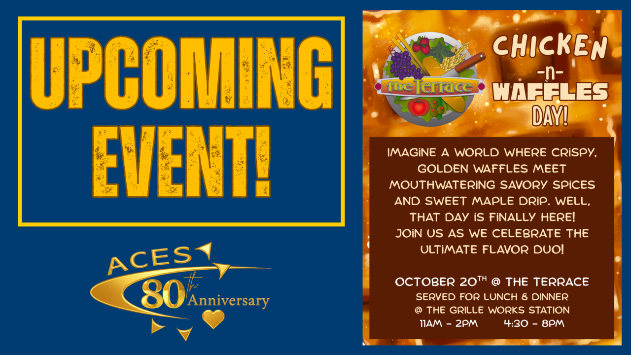 Chicken n Waffles Day at The Terrace Fall 2026